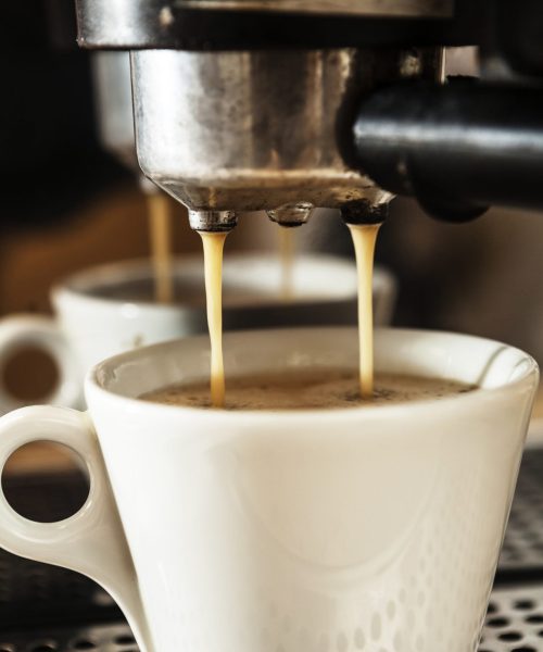 Big Coffee Machine Big coffee machine doing delicious coffee in the morning